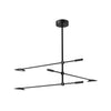 CH90132-BK Ryan Pauly Rotaire 1 Light Chandelier | Main Image