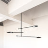 CH90132-BK Ryan Pauly Rotaire 1 Light Chandelier | Lifestyle Image