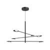 CH90136-BK Ryan Pauly Rotaire 1 Light Chandelier | Main Image