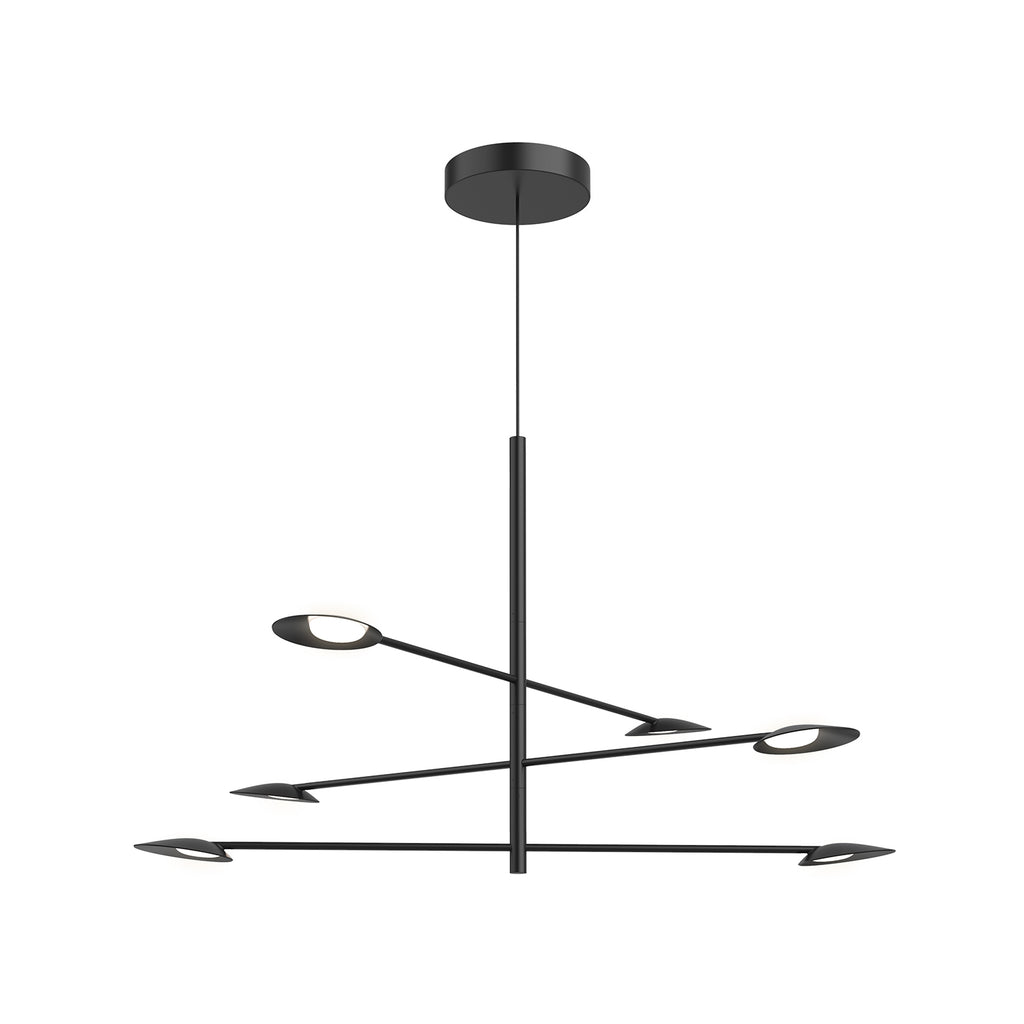 CH90136-BK Ryan Pauly Rotaire 1 Light Chandelier | Main Image