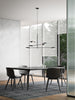 CH90136-BK Ryan Pauly Rotaire 1 Light Chandelier | Lifestyle Image
