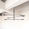 CH90136-BK Ryan Pauly Rotaire 1 Light Chandelier | Lifestyle Image