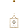 CHC2186GI Chapman & Myers Gramercy 4 Light Lantern Chandelier | Main Image