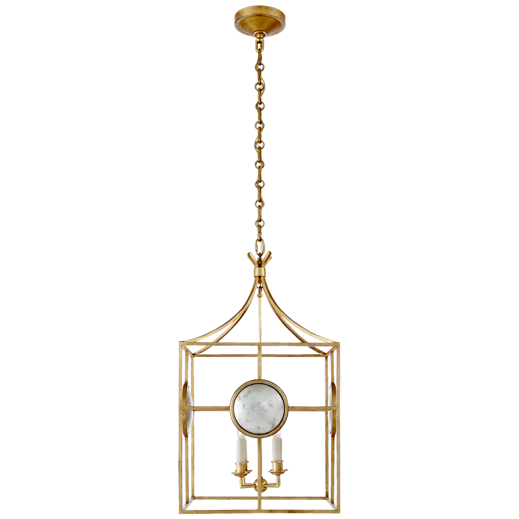CHC2186GI Chapman & Myers Gramercy 4 Light Lantern Chandelier | Main Image