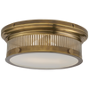 CHC4391ABWG Chapman & Myers Alderly 2 Light Flush Mount | Main Image