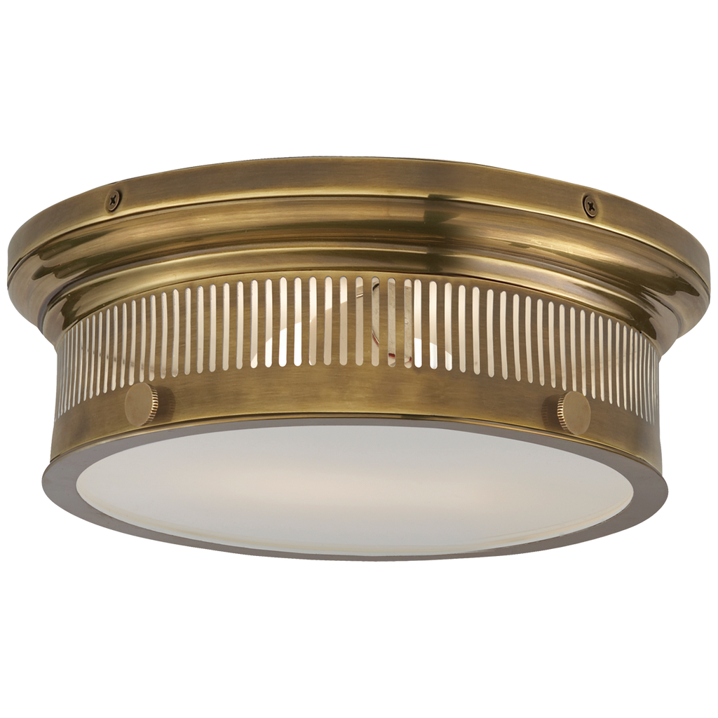 CHC4391ABWG Chapman & Myers Alderly 2 Light Flush Mount | Main Image