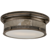 CHC4391BZWG Chapman & Myers Alderly 2 Light Flush Mount | Main Image