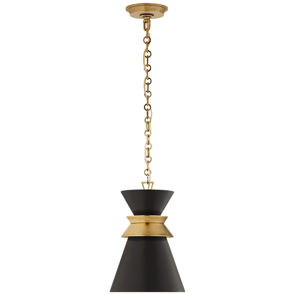 CHC5240ABBLK Chapman & Myers Alborg 1 Light Mini Pendant | Main Image