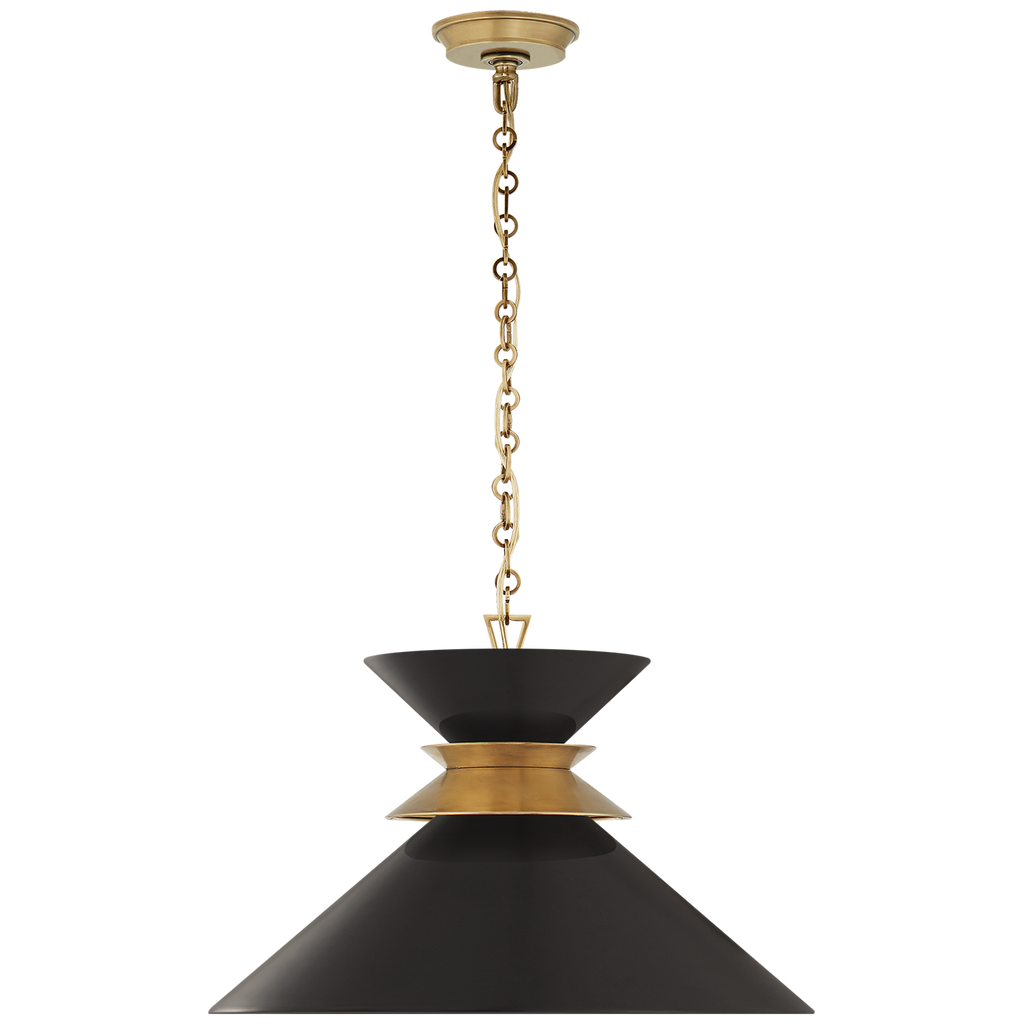 CHC5245ABBLK Chapman & Myers Alborg 1 Light Pendant | Main Image