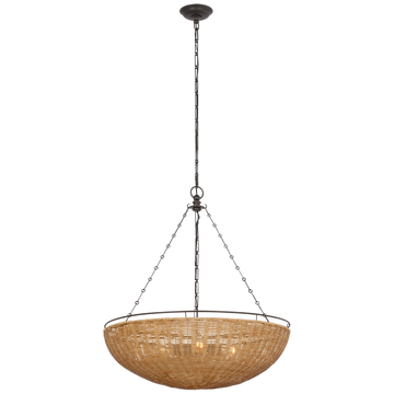 Aged Iron and Natural Wicker