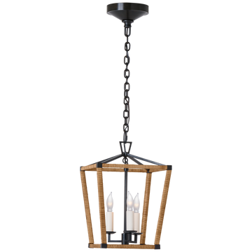 Aged Iron and Natural Rattan