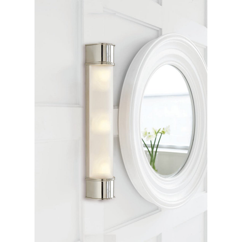 CHD1553PNFG Chapman & Myers Oxford 3 Light Bath | Lifestyle Image