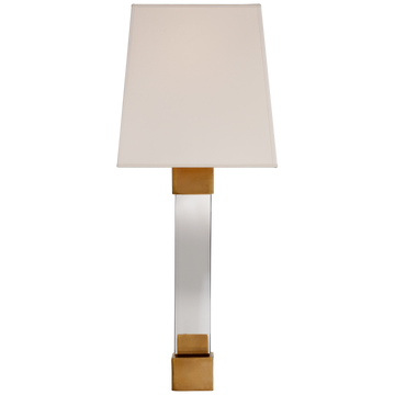 Crystal with Brass