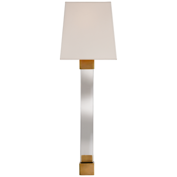 Crystal with Brass