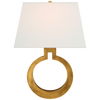 CHD2970ABL Chapman & Myers Ring 1 Light Sconce | Main Image