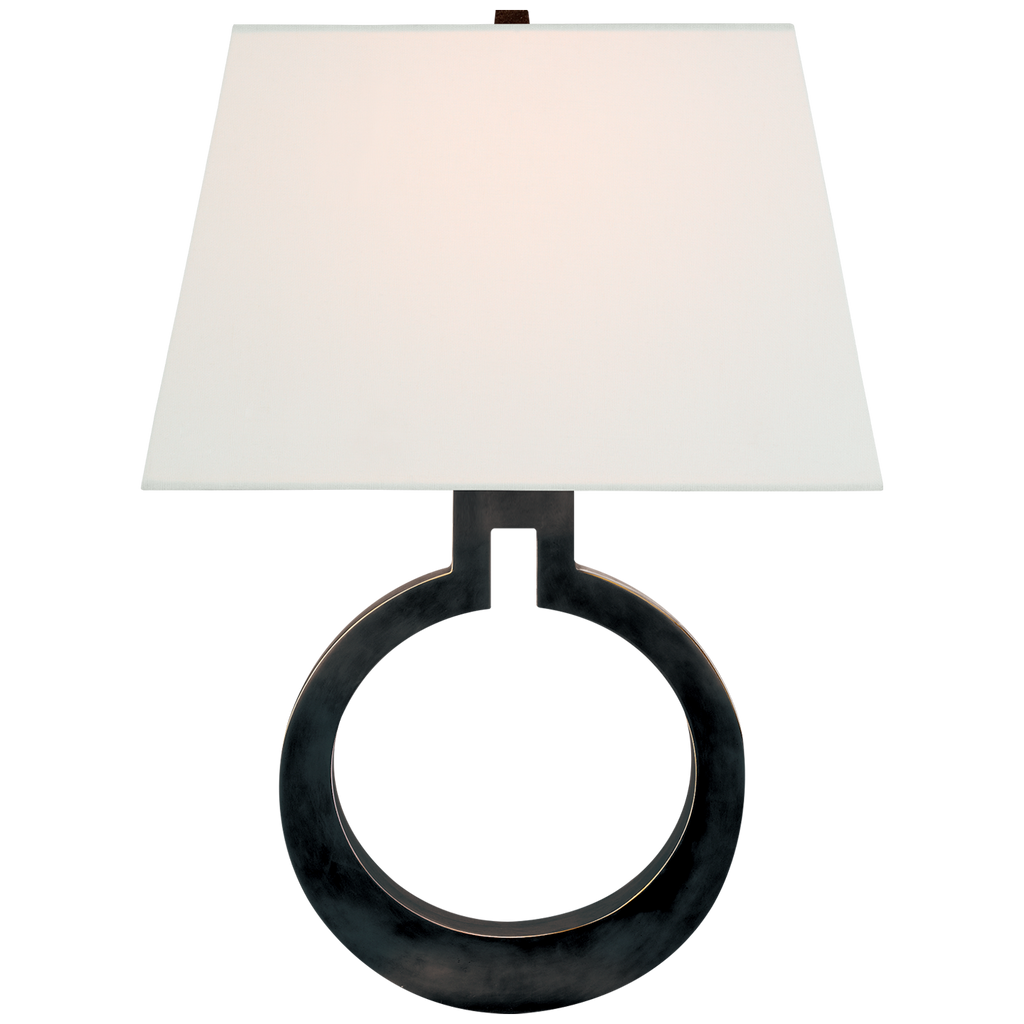CHD2970BZL Chapman & Myers Ring 1 Light Sconce | Main Image