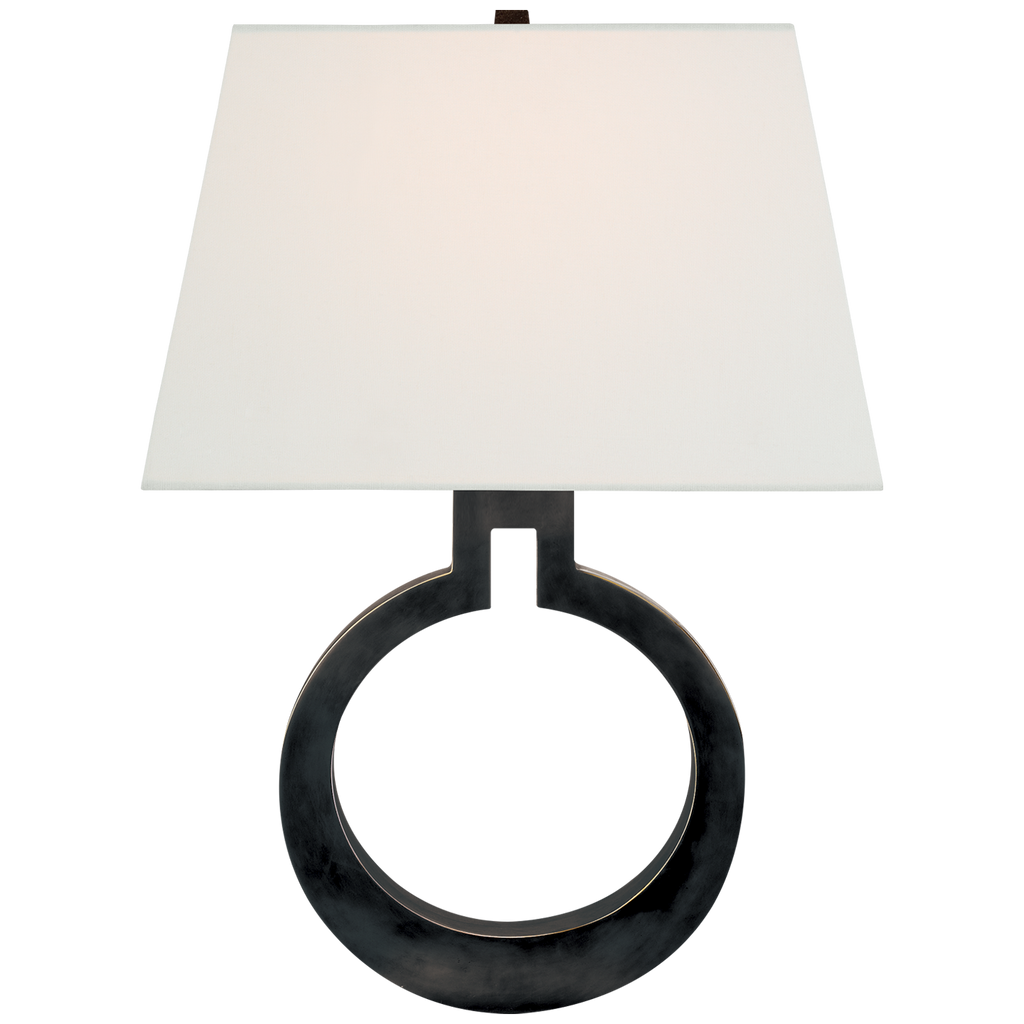 CHD2970BZL Chapman & Myers Ring 1 Light Sconce | Alternate Image