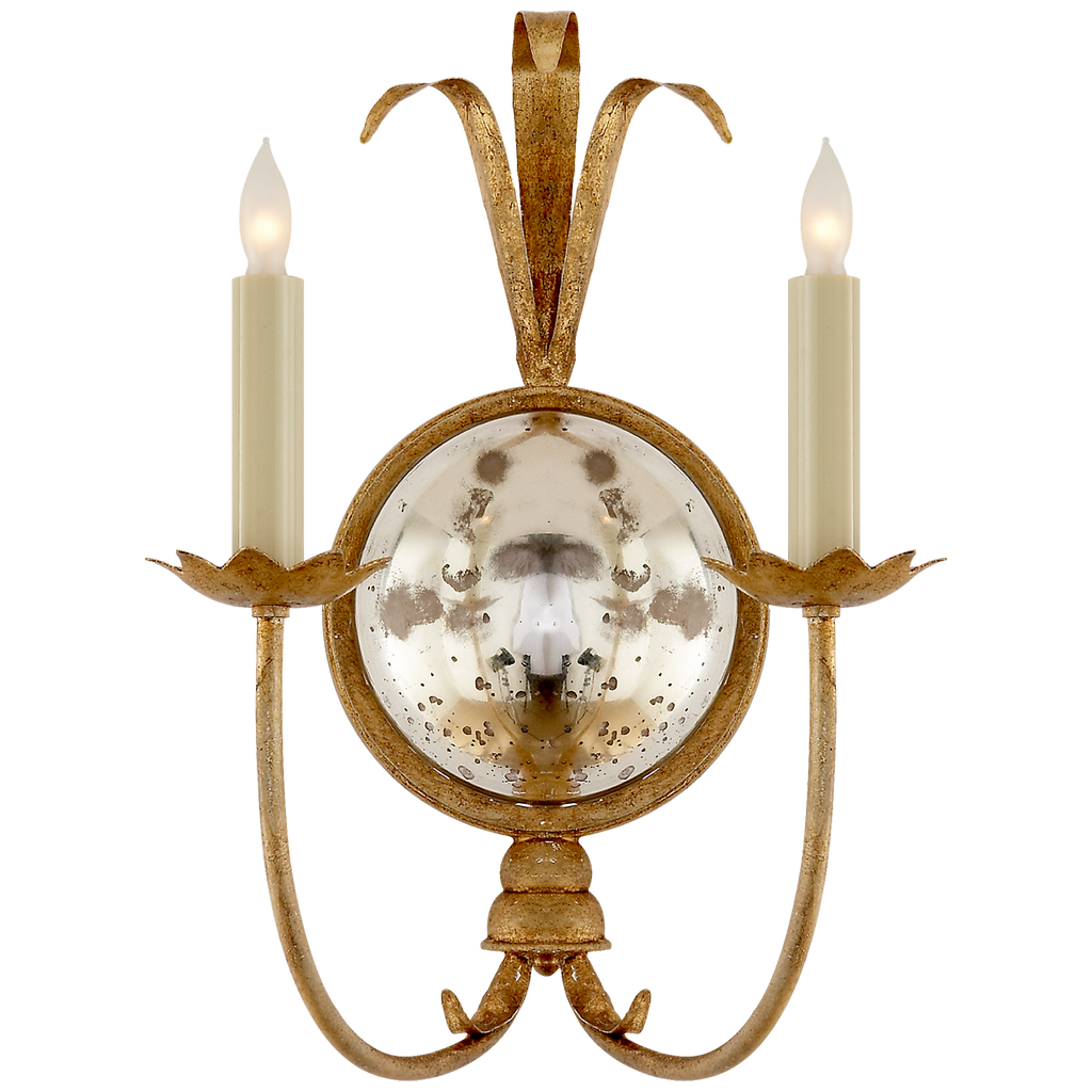 CHD4175GI Chapman & Myers Gramercy 2 Light Sconce | Main Image