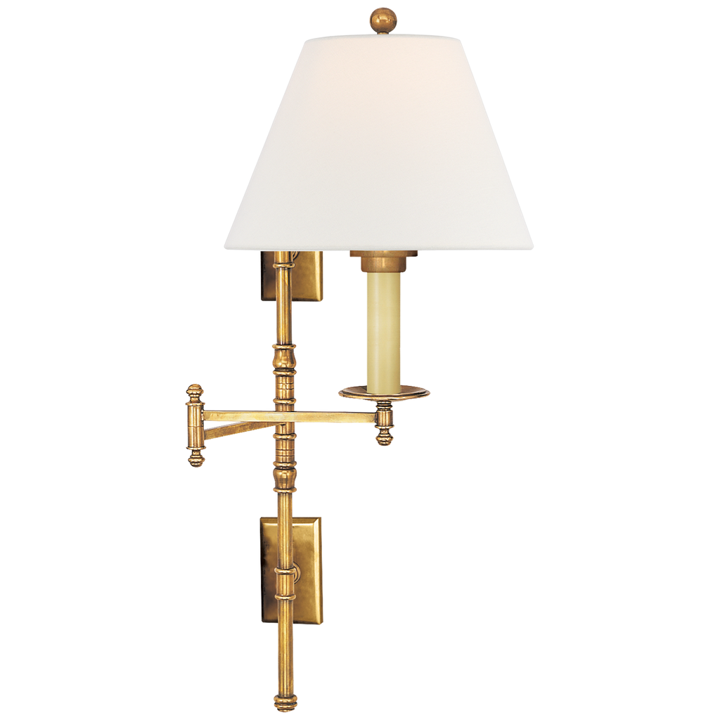CHD5102ABL Chapman & Myers Dorchester 1 Light Swing Arm | Main Image