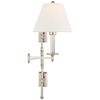 CHD5102PNL Chapman & Myers Dorchester 1 Light Swing Arm | Main Image