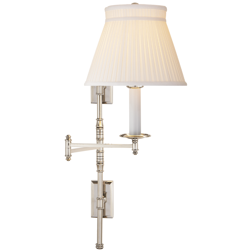 CHD5102PNSC Chapman & Myers Dorchester 1 Light Swing Arm | Main Image