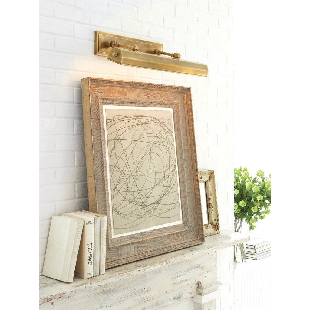 CHD5147AB Chapman & Myers Dorchester 2 Light Picture Light | Lifestyle Image