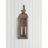 CHO2067NC Chapman & Myers Suffork 2 Light Outdoor Sconce | Lifestyle Image