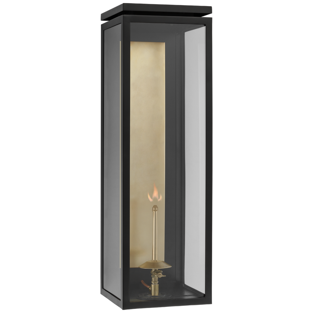 CHO2552BLKCG Chapman & Myers Fresno 1 Light Outdoor Sconce | Main Image