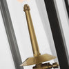 CHO2560BLKCG Chapman & Myers Fresno 1 Light Outdoor Sconce | Alternate Image