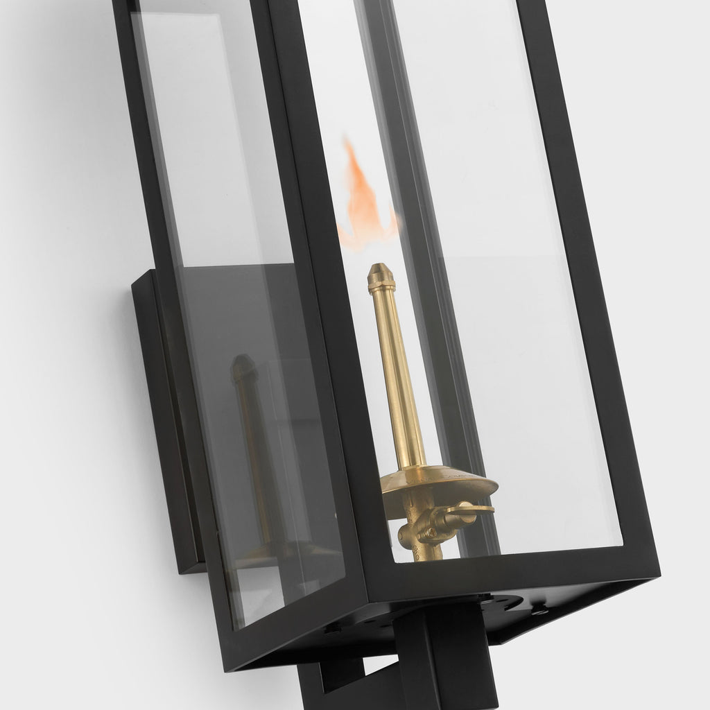CHO2560BLKCG Chapman & Myers Fresno 1 Light Outdoor Sconce | Alternate Image