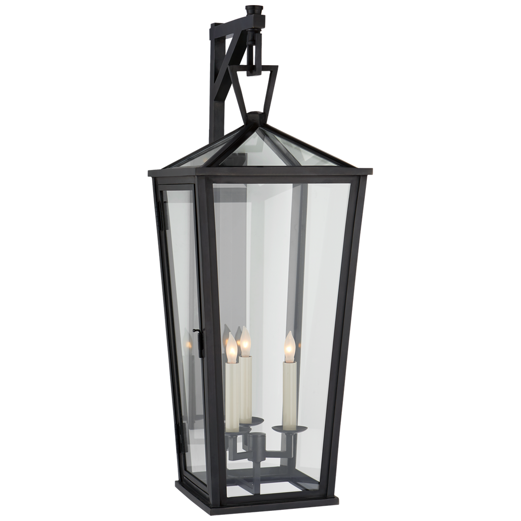CHO2789BZCG Chapman & Myers Darlana 3 Light Outdoor Sconce | Main Image