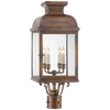 CHO7821NCCG Chapman & Myers Suffork 4 Light Outdoor Lantern Post | Alternate Image