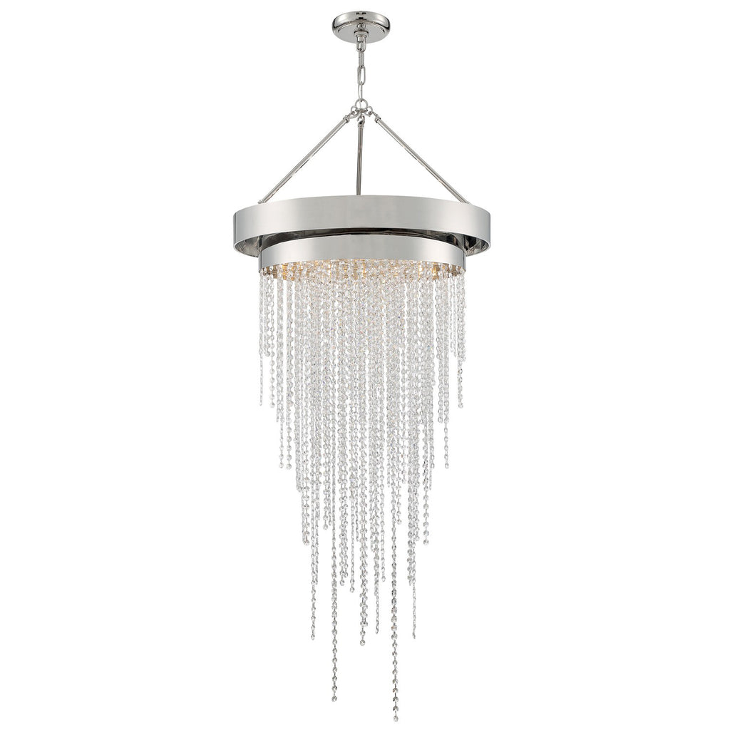 CLA-A3207-PN-CL-MWP Clarksen 6 Light Chandelier | Main Image