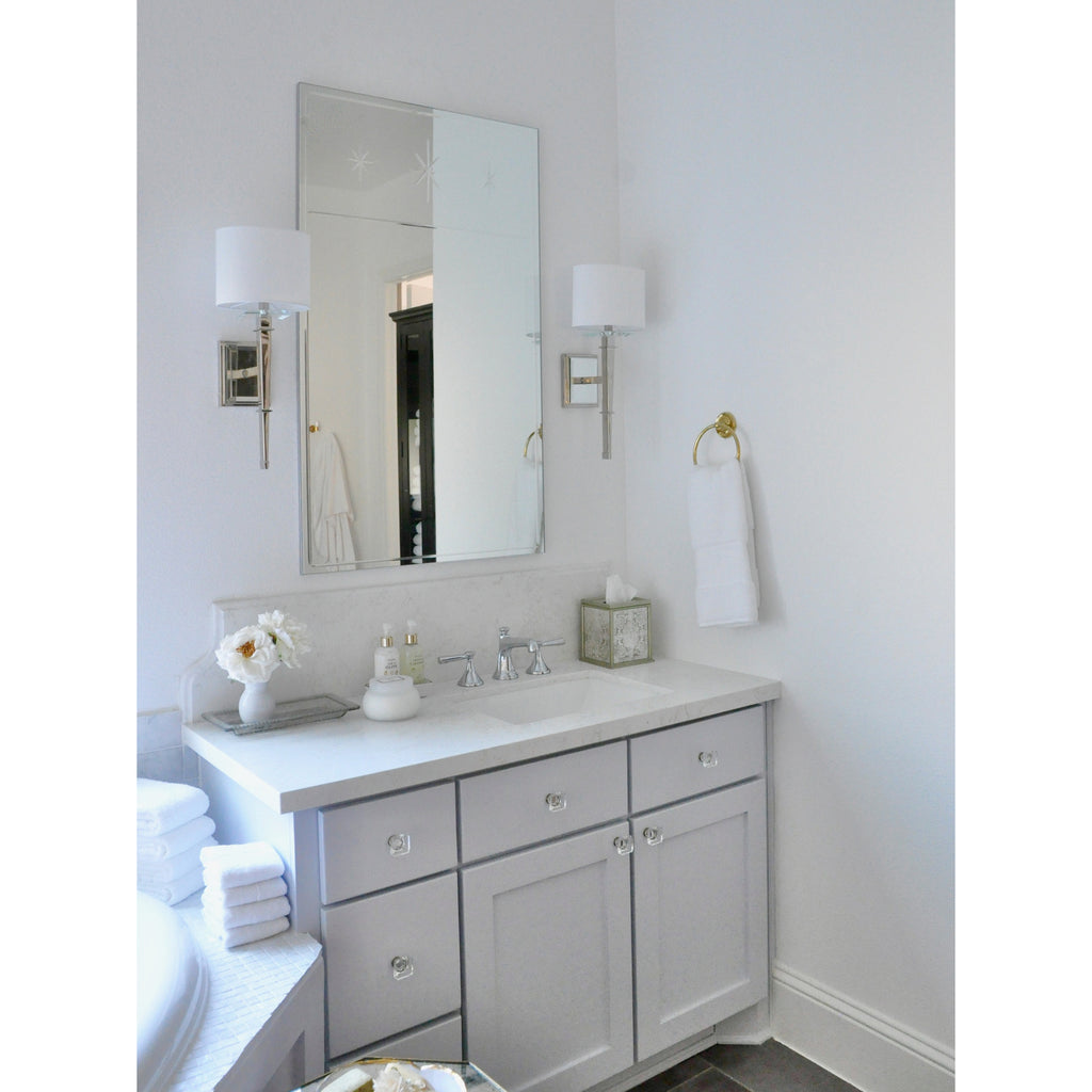 Crystorama Clifton 8'' Sconce in Polished Nickel - Lifestyle View