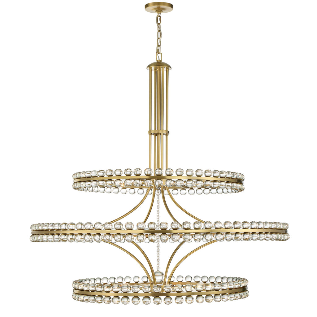 CLO-8000-AG Clover 24 Light Chandelier | Alternate Image