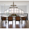 Crystorama Clover 39.25'' Chandelier in Aged Brass - Lifestyle View