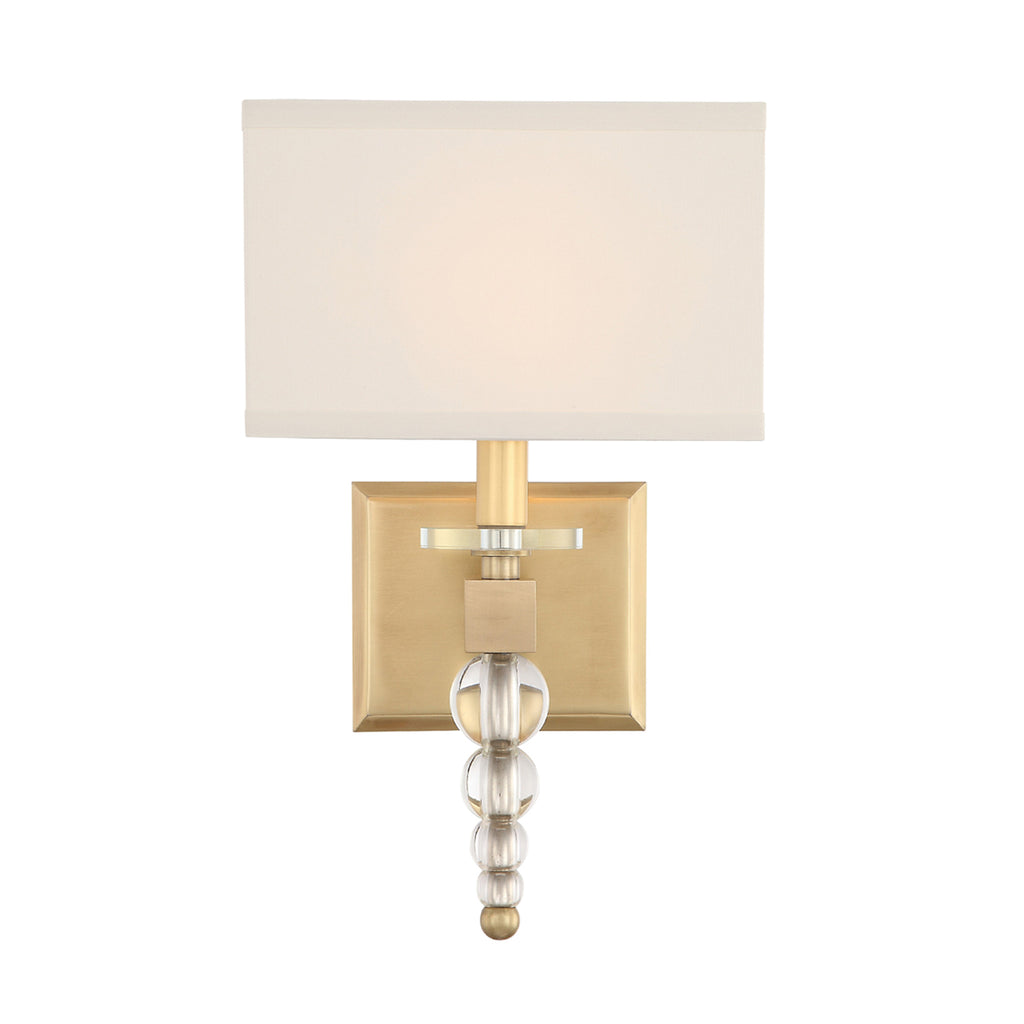 CLO-8892-AG Clover 1 Light Sconce | Main Image