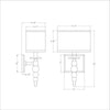 Crystorama Clover 9.5'' Sconce - Product Dimensions