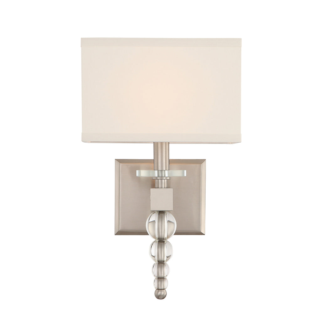 CLO-8892-BN Clover 1 Light Sconce | Main Image