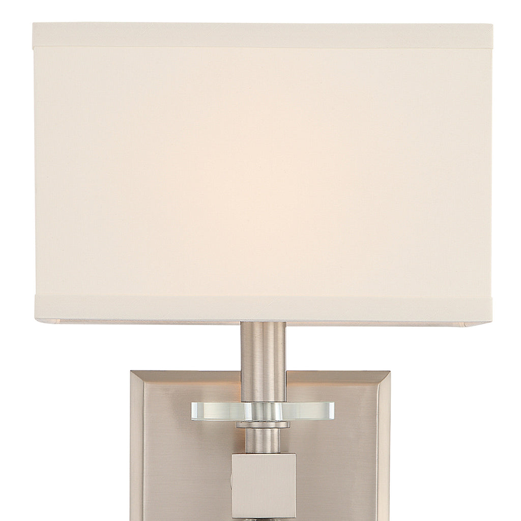 Crystorama Clover 9.5'' Sconce in Brushed Nickel - Additional View