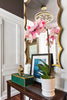 CLO-8894-AG Clover 18.25'' Semi Flush Mount | Lifestyle Image