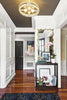CLO-8894-AG Clover 18.25'' Semi Flush Mount | Lifestyle Image