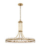 CLO-8899-AG Clover 28.75'' Chandelier | Main Image