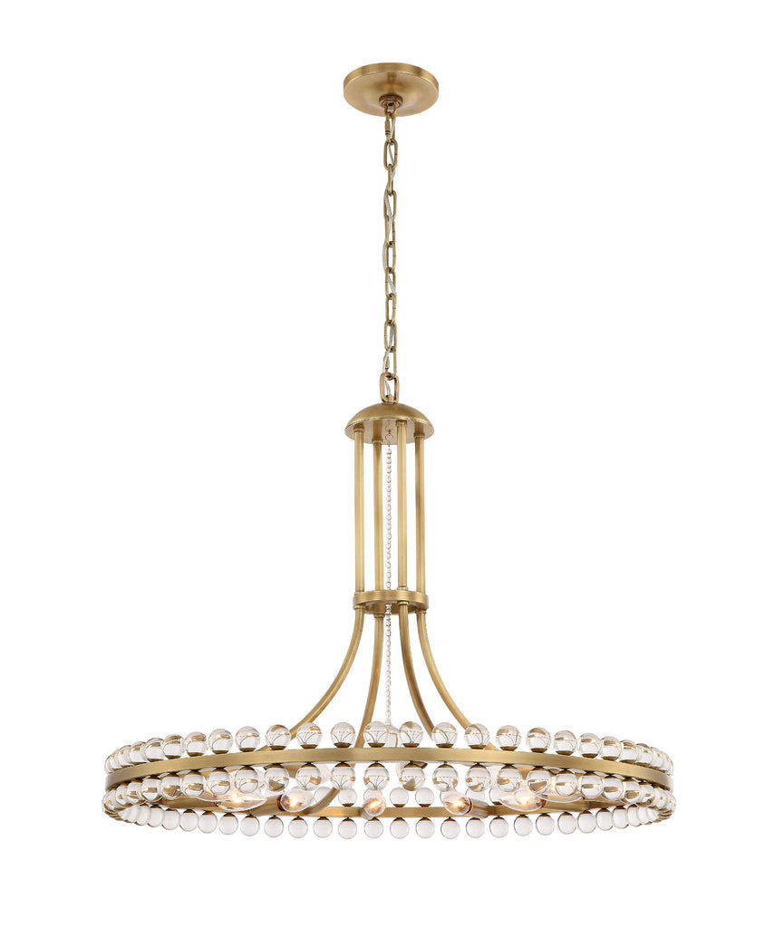 CLO-8899-AG Clover 28.75'' Chandelier | Main Image