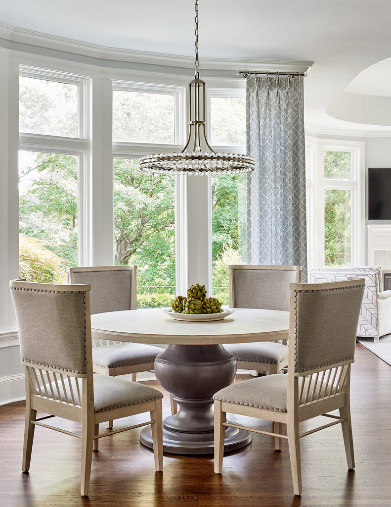 CLO-8899-AG Clover 28.75'' Chandelier | Lifestyle Image