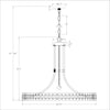 Crystorama Clover 28.75'' Chandelier - Product Dimensions