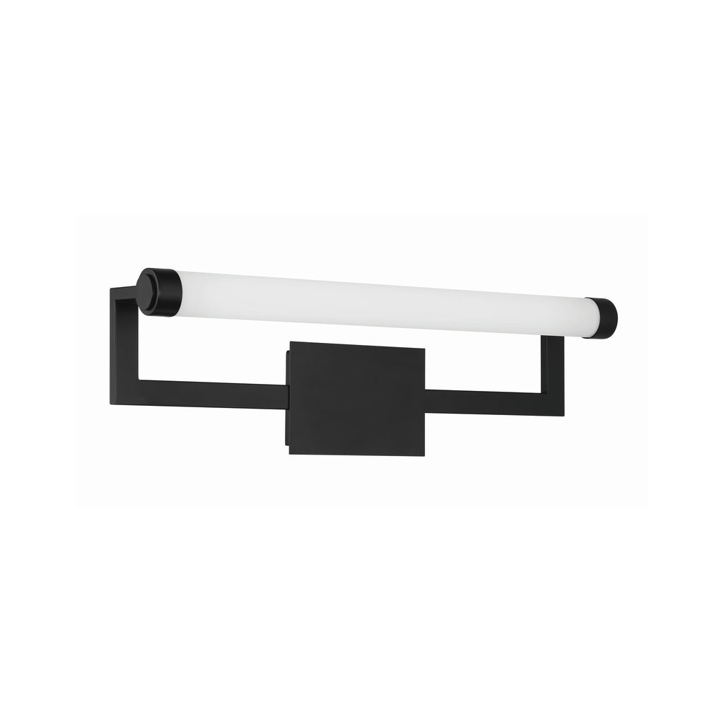 Crystorama Clinton 26.25'' Integrated LED Picture Light in Matte Black - Additional View