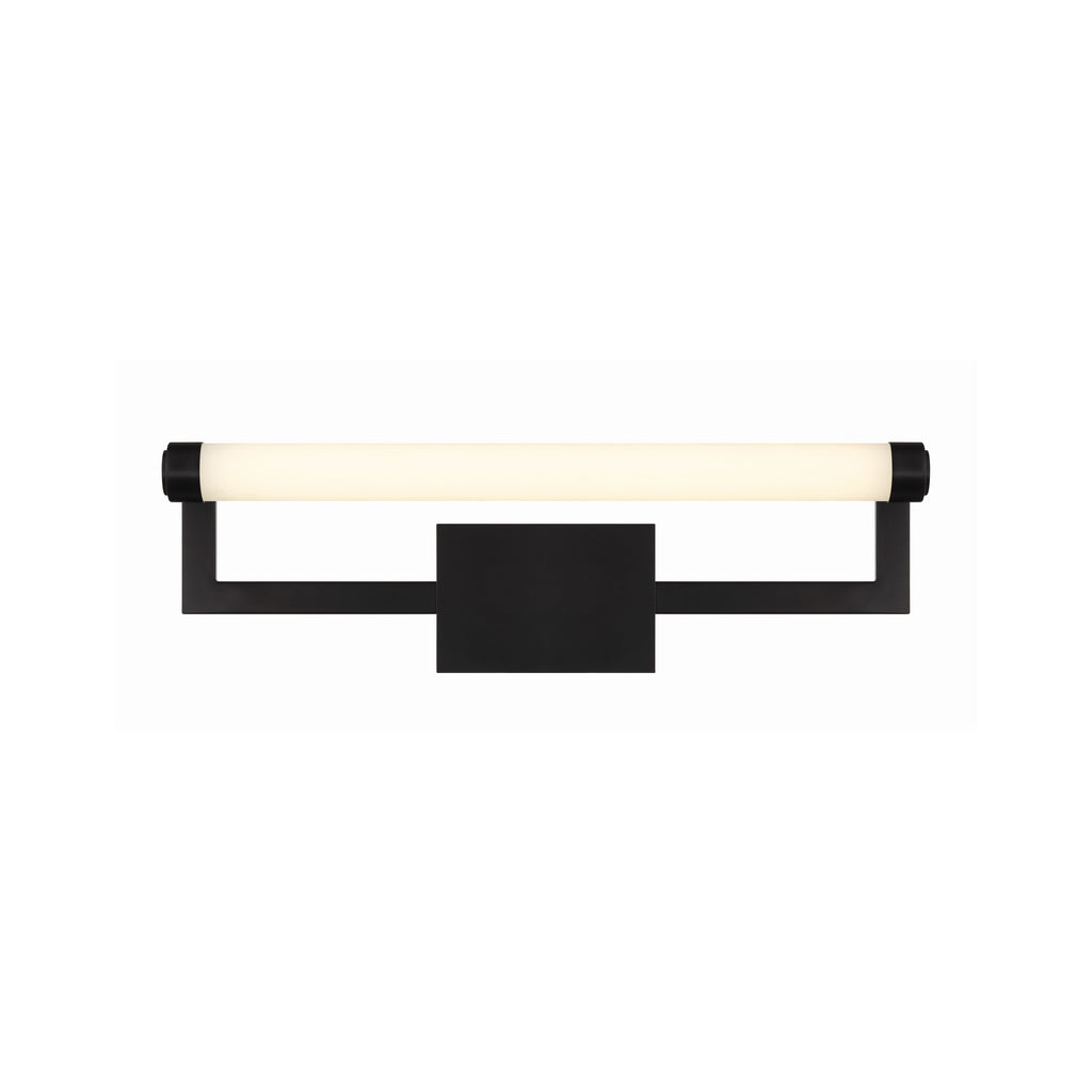 Crystorama Clinton 26.25'' Integrated LED Picture Light in Matte Black - Additional View
