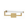 Crystorama Clinton 26.25'' Integrated LED Picture Light in Vibrant Gold - Additional View
