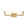 Crystorama Clinton 26.25'' Integrated LED Picture Light in Vibrant Gold - Additional View